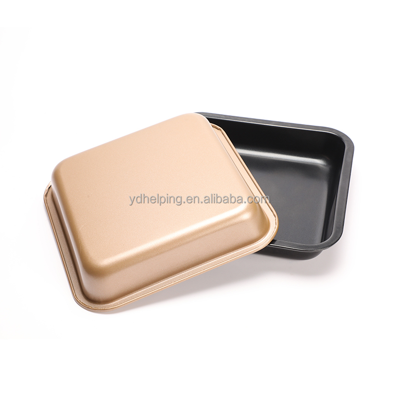 Non-Stick Square Cake Pan Carbon Steel Sponge Cake Mold with Non-Stick Coating