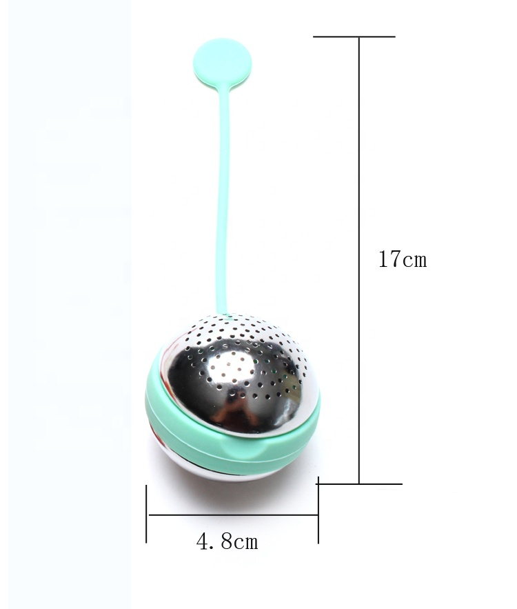Latest Design Silicone Stainless Steel Tea Ball Strainer Tea Sieve Filter