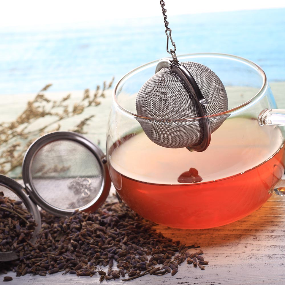 Different Sizes Different Colors Mesh Tea Infuser Ball Stainless Steel Tea Filter Tea Strainers