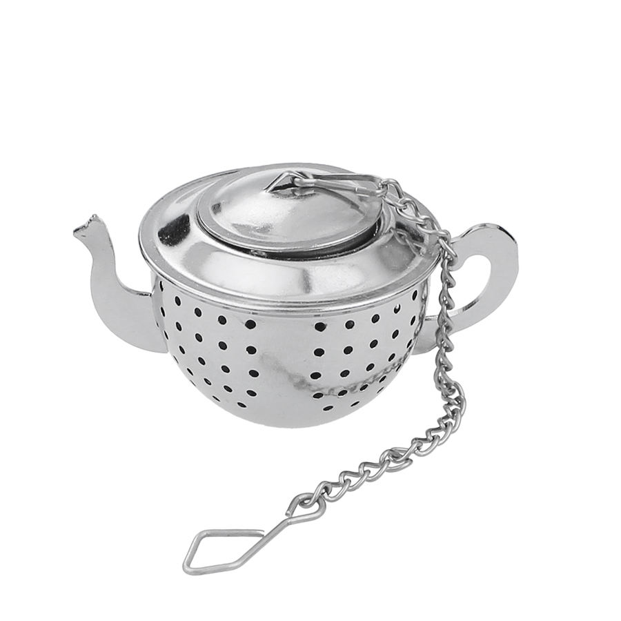 Hot Selling Little Teapot Shape Metal Tea Ball Strainer Lover Gift