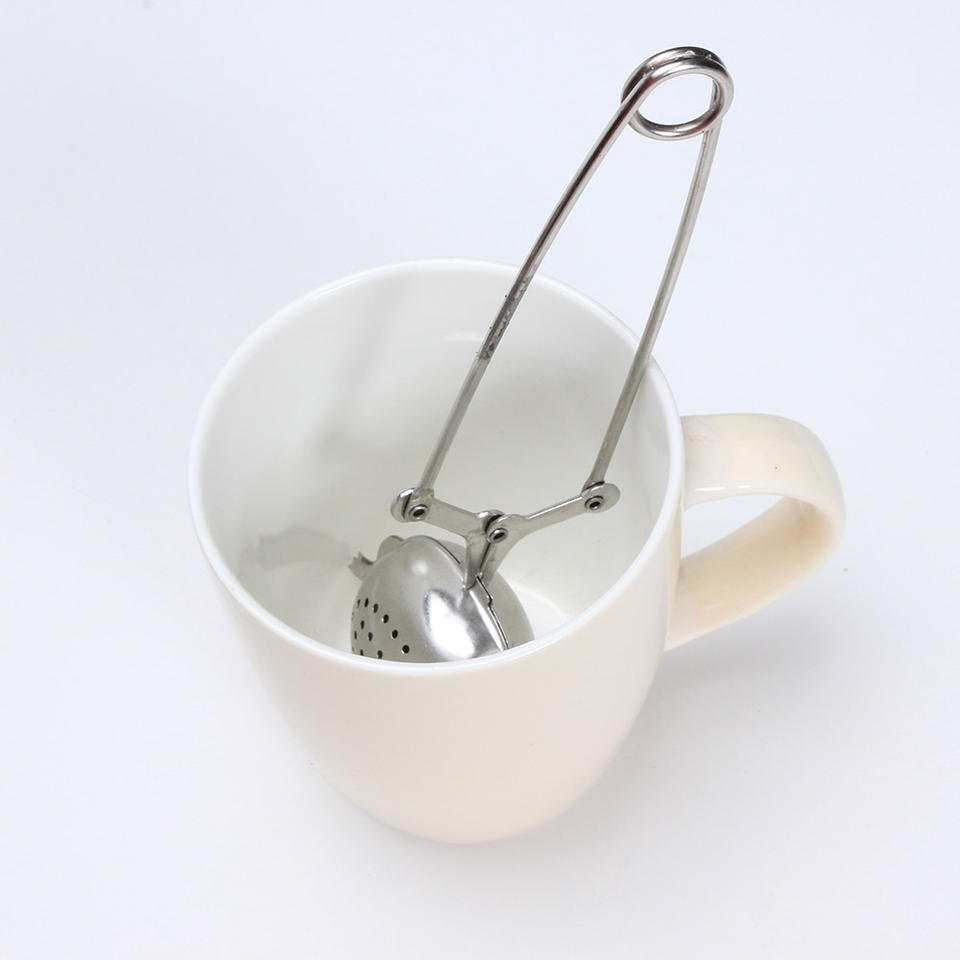 Teapot Shape Stainless Steel Small Hole Infuser Colander with Handle