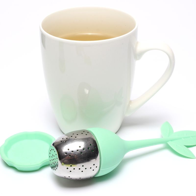 Food Grade Custom Silicone Tea Infuser Creative Tea Strainer For Loose Tea Leaf