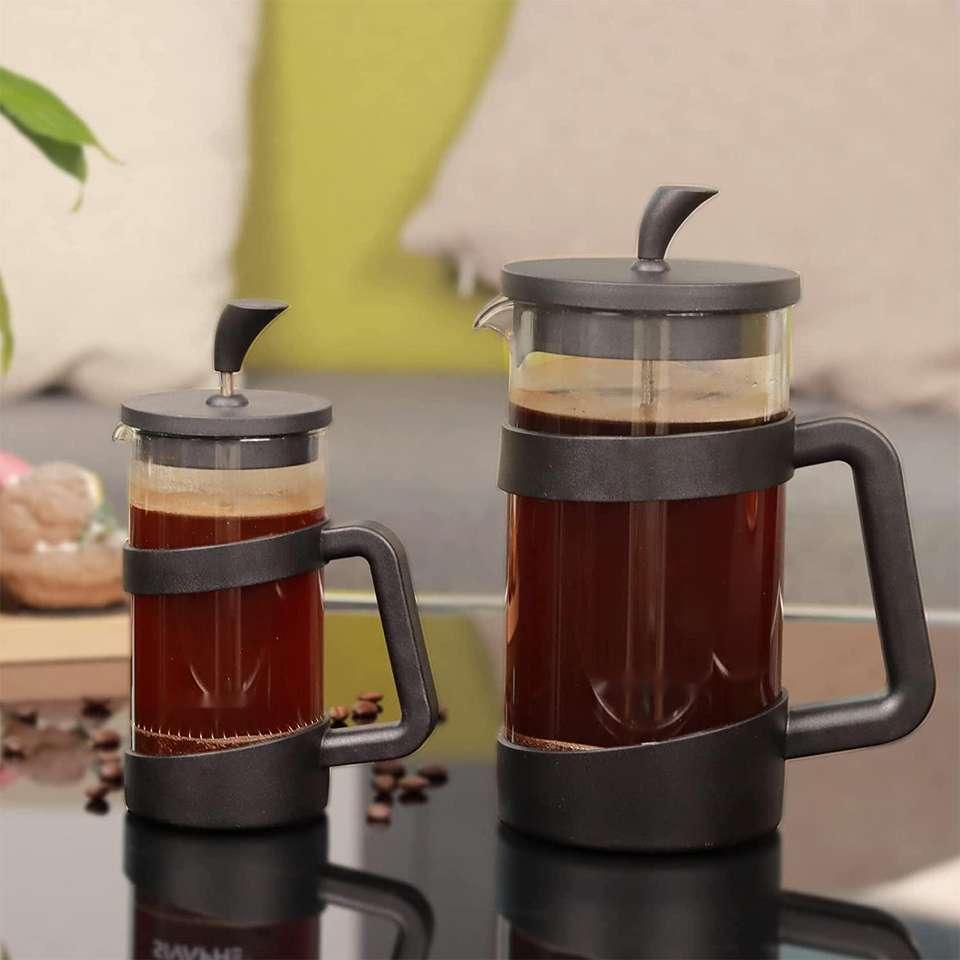 1000ml French Press Light weight Durable High Borosilicate Carafe Maker