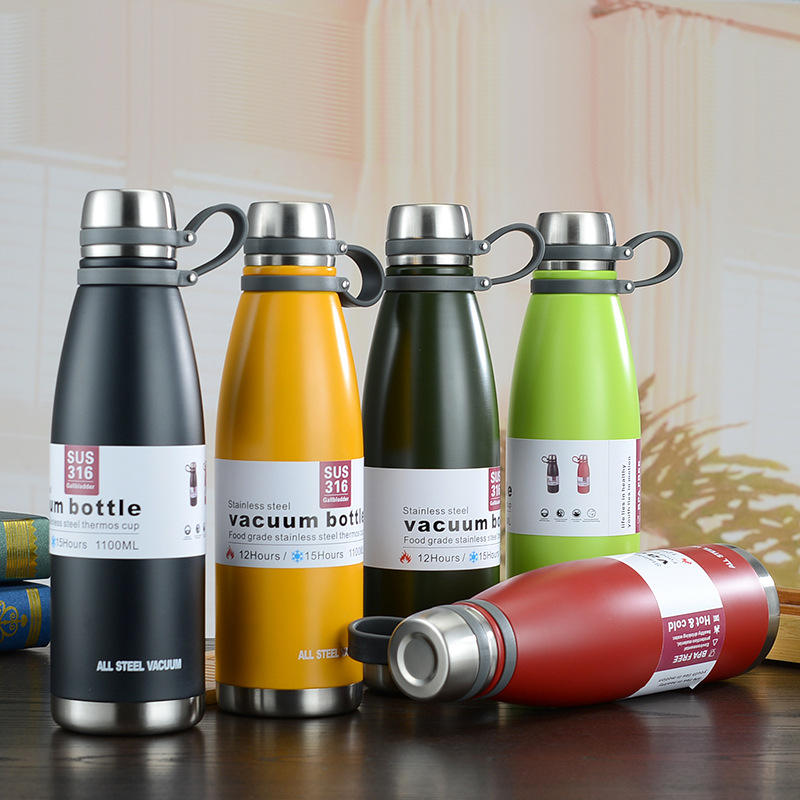 wholesale thermos cup outdoor sports water bottle portable car cup vacuum portable water bottle