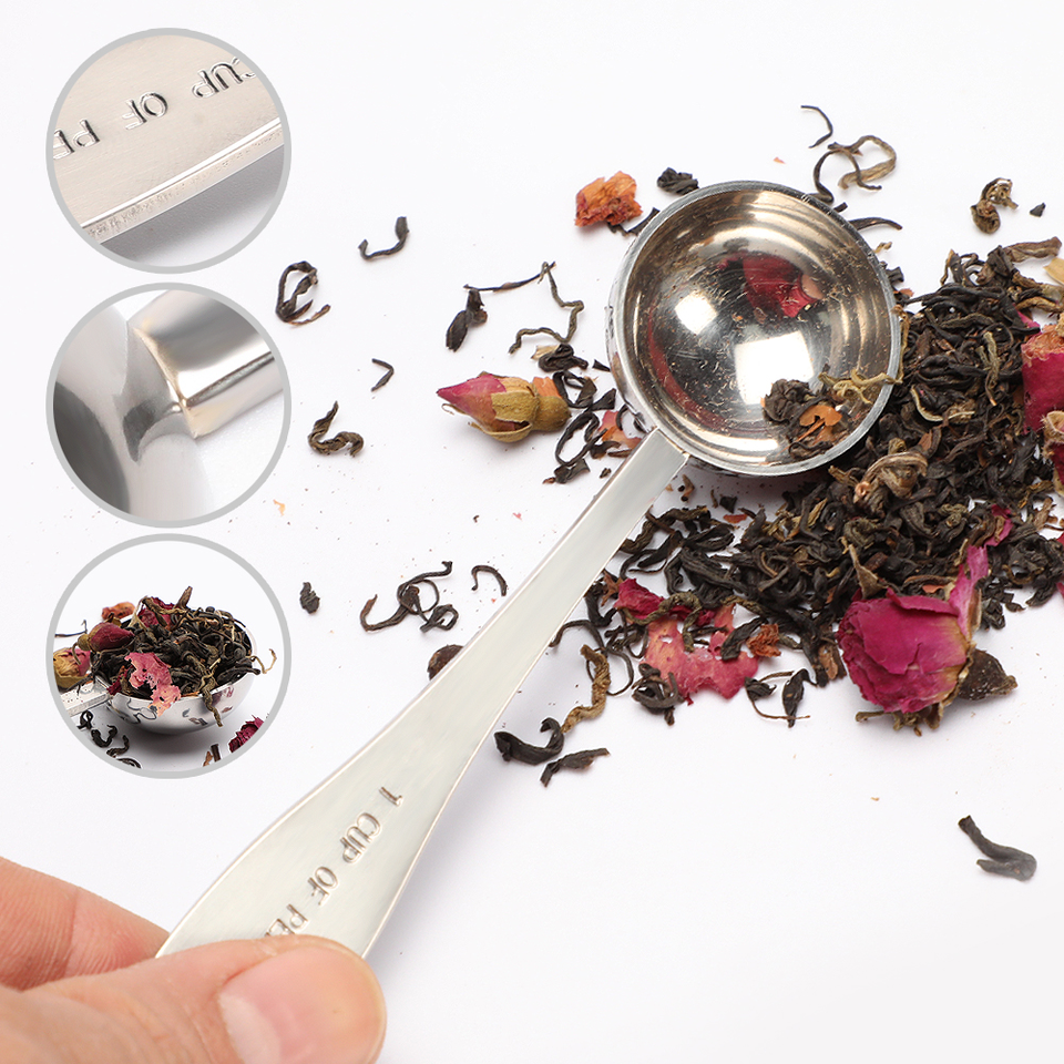 Perfect Tea Scoop Coffee Measuring Tools Stainless Steel Tea Spoon