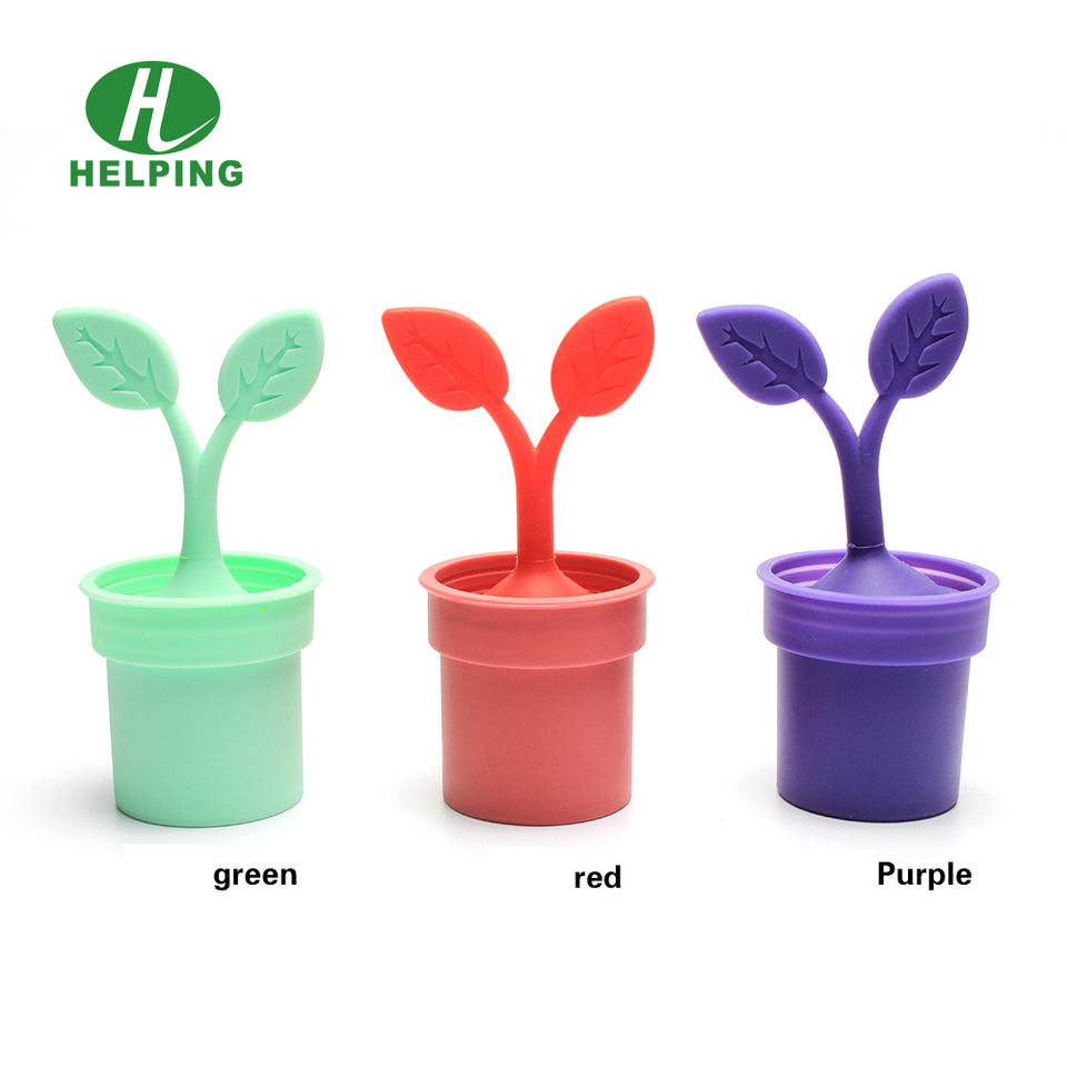 Bean Sprouts Silicone Tea Infuser Food Grade Tea Strainer BPA Free Tea Steeper