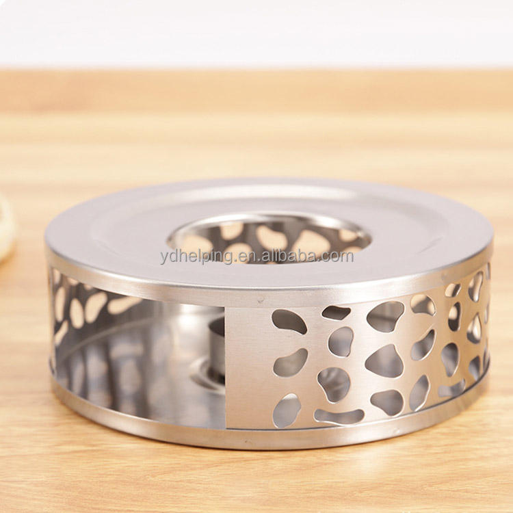 Hot Sale Teapot Warmer with Candle Holder Stainless Steel Tea Pot Heater Coffee & Tea Sets Luxury Tea Accessories
