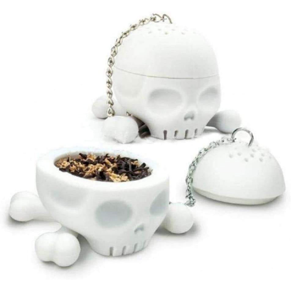 Bones Skull Tea Infuser Loose Leaf Herbal Tea Filter Tea Strainer Diffuser