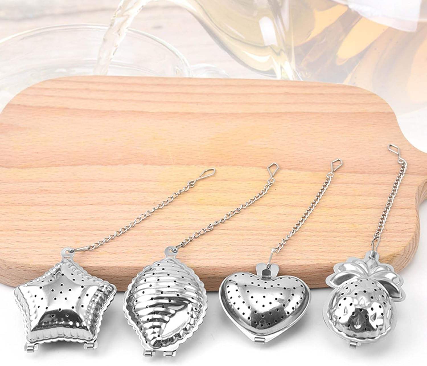 Pineapple Shaped Stainless Steel Tea Strainer Tea Marker