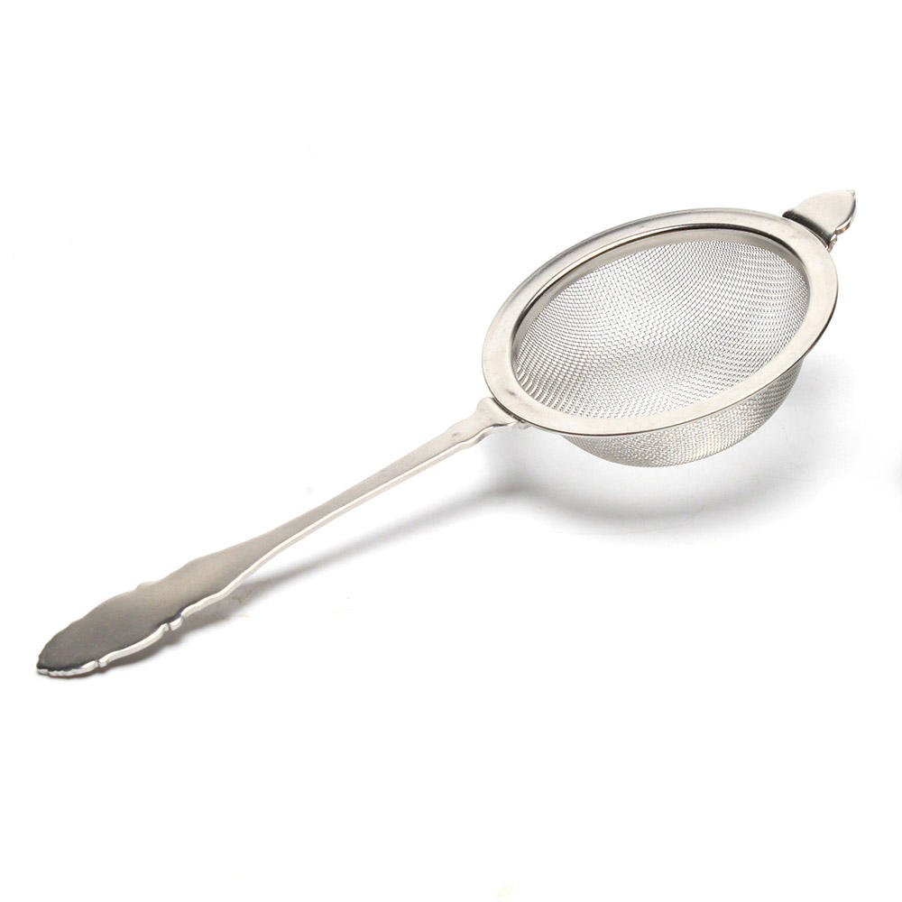 Food Grade 304 Stainless Steel Fine Mesh Tea Filter Infuser with Long Handle